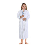 Turkish Cotton Terry Kimono Embroidered Super-Soft Unisex Bathrobe