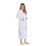 Turkish Cotton Terry Kimono Embroidered Super-Soft Unisex Bathrobe