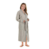 Turkish Cotton Terry Kimono Embroidered Super-Soft Unisex Bathrobe