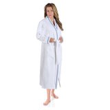Turkish Cotton Terry Kimono Embroidered Super-Soft Unisex Bathrobe