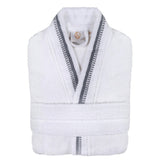Turkish Cotton Terry Kimono Embroidered Super-Soft Unisex Bathrobe