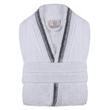Turkish Cotton Terry Kimono Embroidered Super-Soft Unisex Bathrobe