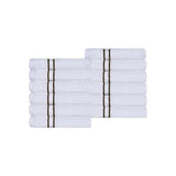 Turkish Cotton Ultra Plush Absorbent Solid 12-Piece Face Towel Set