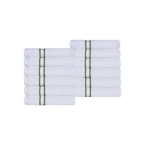 Ultra Plush Turkish Cotton Face Towels – 12 Piece