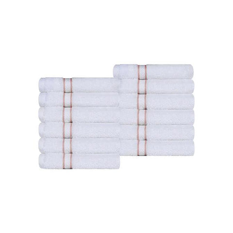 Ultra Plush Turkish Cotton Face Towels – 12 Piece