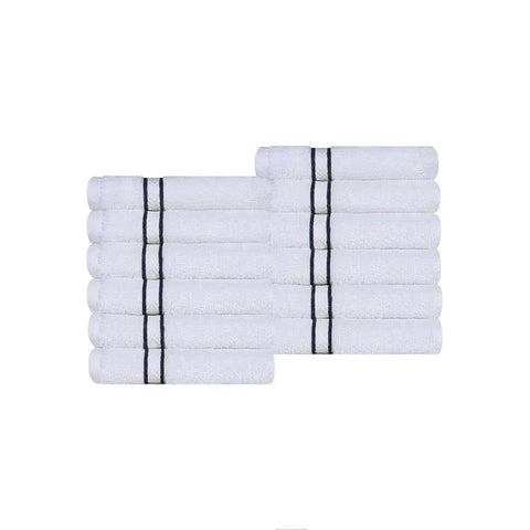 Ultra Plush Turkish Cotton Face Towels – 12 Piece