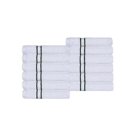Ultra Plush Turkish Cotton Face Towels – 12 Piece