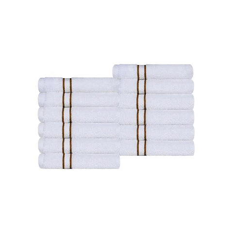 Ultra Plush Turkish Cotton Face Towels – 12 Piece