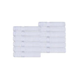 Turkish Cotton Ultra Plush Absorbent Solid 12-Piece Face Towel Set