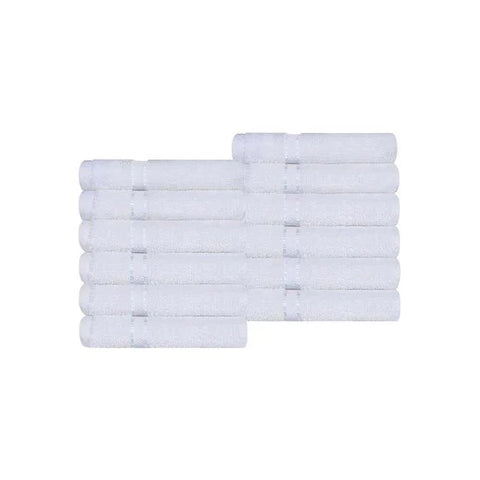 Ultra Plush Turkish Cotton Face Towels – 12 Piece