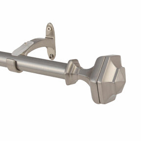 Tuscan Adjustable Curtain Rod in Brushed Nickel