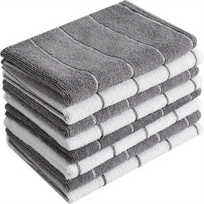 Ultra-Absorbent Microfiber Kitchen Towels - Quick-Dry