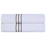 Ultra Plush Turkish Cotton Absorbent Solid 2 Piece Bath Sheet Set