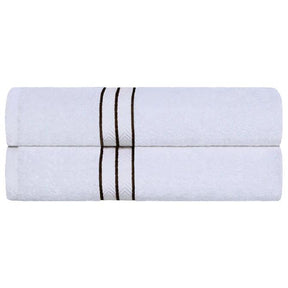 Ultra Plush Turkish Cotton Absorbent Solid 2 Piece Bath Sheet Set