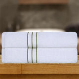 Ultra Plush Turkish Cotton Absorbent Solid 2 Piece Bath Sheet Set