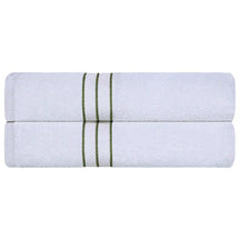Ultra Plush Turkish Cotton Absorbent Solid 2 Piece Bath Sheet Set