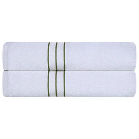 Ultra Plush Turkish Cotton Absorbent Solid 2 Piece Bath Sheet Set