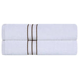 Ultra Plush Turkish Cotton Absorbent Solid 2 Piece Bath Sheet Set