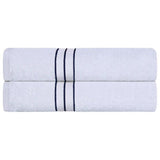 Ultra Plush Turkish Cotton Absorbent Solid 2 Piece Bath Sheet Set