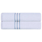 Ultra Plush Turkish Cotton Absorbent Solid 2 Piece Bath Sheet Set
