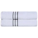 Ultra Plush Turkish Cotton Absorbent Solid 2 Piece Bath Sheet Set