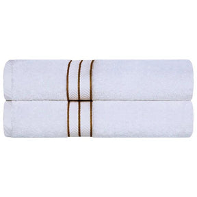 Ultra Plush Turkish Cotton Absorbent Solid 2 Piece Bath Sheet Set