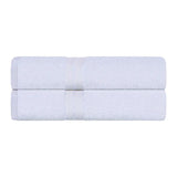 Ultra Plush Turkish Cotton Absorbent Solid 2 Piece Bath Sheet Set