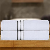 Ultra Plush Turkish Cotton Absorbent Solid 2 Piece Bath Sheet Set