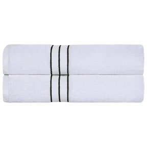 Ultra Plush Turkish Cotton Absorbent Solid 2 Piece Bath Sheet Set