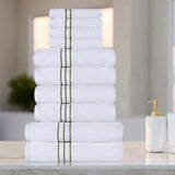 Ultra-Plush Turkish Cotton Absorbent Solid Assorted 10 Piece Towel Set