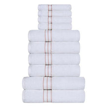 Ultra-Plush Turkish Cotton Absorbent Solid Assorted 10 Piece Towel Set