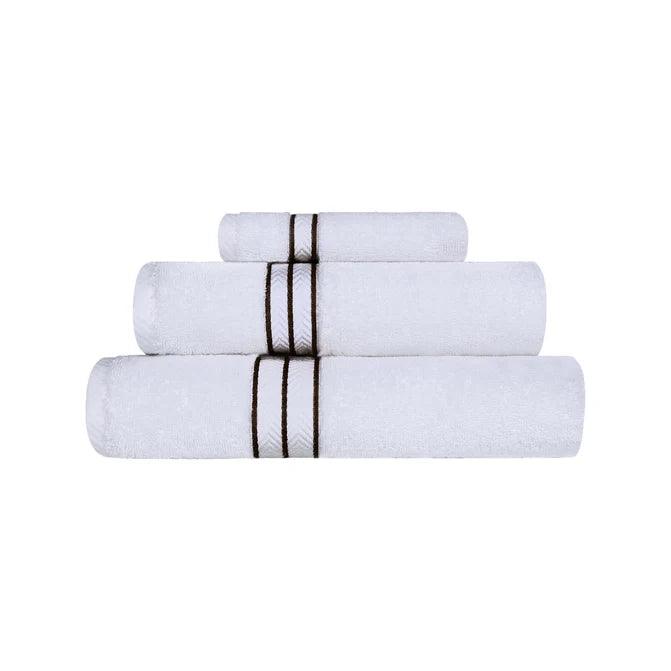 Ultra-Plush Turkish Cotton Absorbent Solid Assorted 3 Piece Towel Set