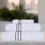 Ultra-Plush Turkish Cotton Absorbent Solid Assorted 3 Piece Towel Set