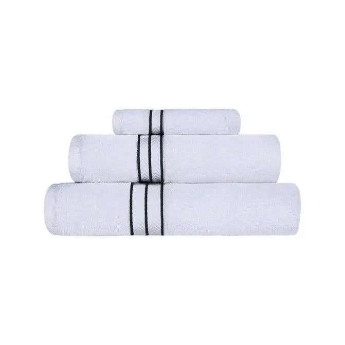 Ultra-Plush Turkish Cotton Absorbent Solid Assorted 3 Piece Towel Set