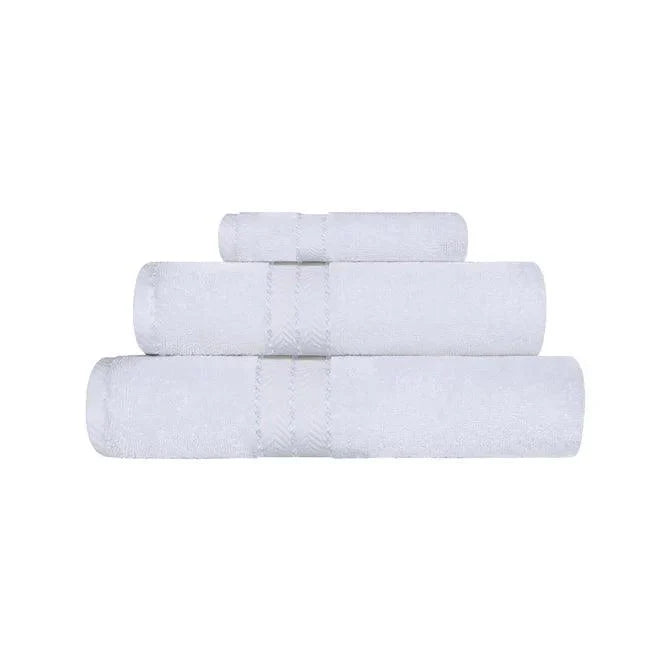 Ultra-Plush Turkish Cotton Absorbent Solid Assorted 3 Piece Towel Set