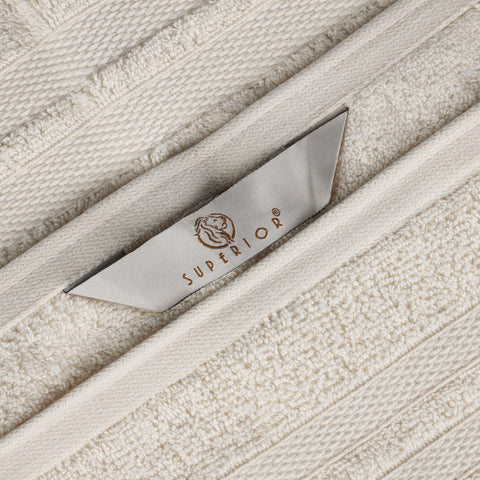Ultra-Soft Cotton Absorbent Quick-Drying 12 Piece Assorted Towel Set