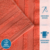 Ultra-Soft Cotton Absorbent Quick-Drying 12 Piece Assorted Towel Set