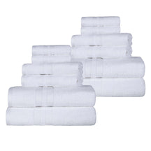 Ultra-Soft Cotton Absorbent Quick-Drying 12 Piece Assorted Towel Set