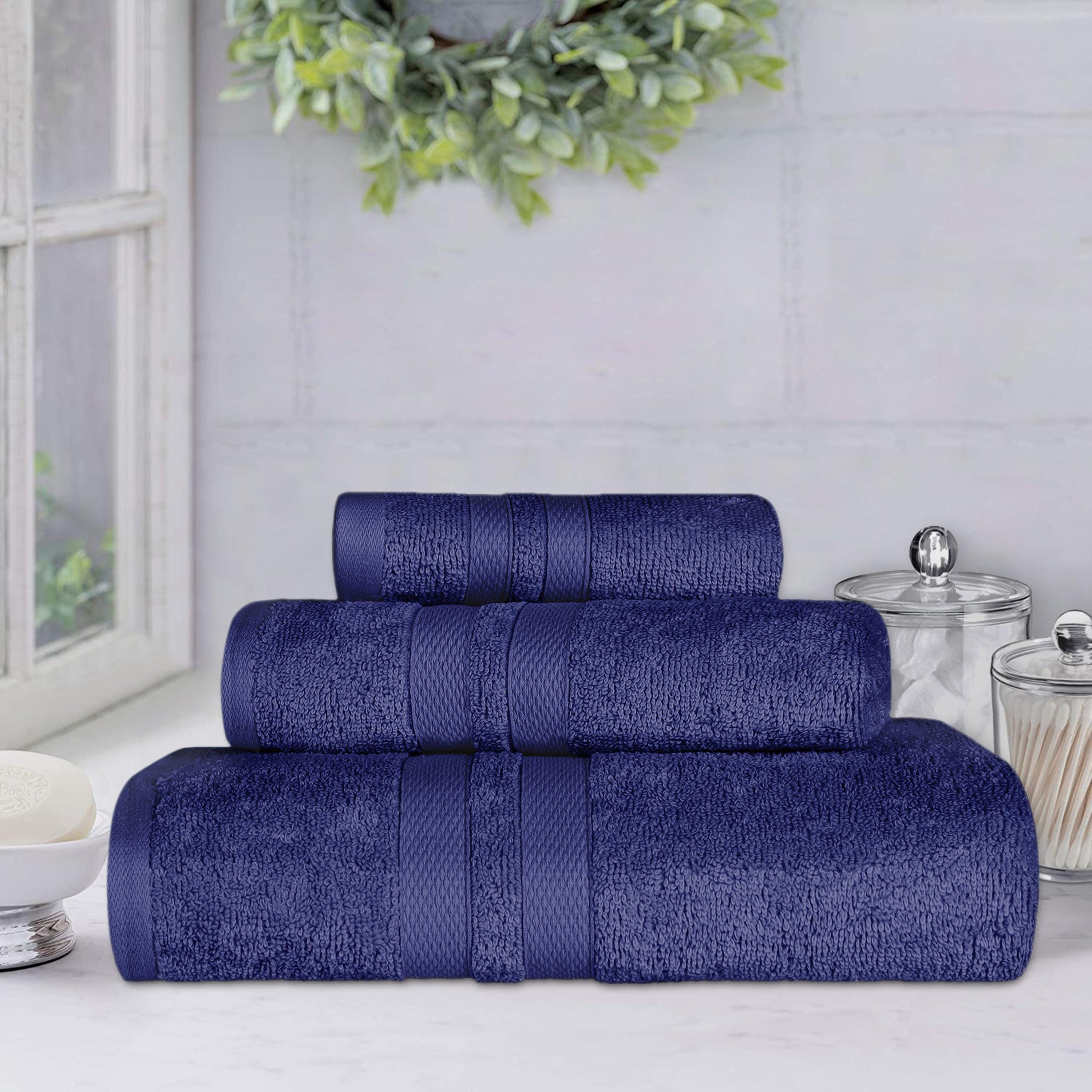 Ultra-Soft Cotton Absorbent Quick-Drying 3 Piece Towel Set