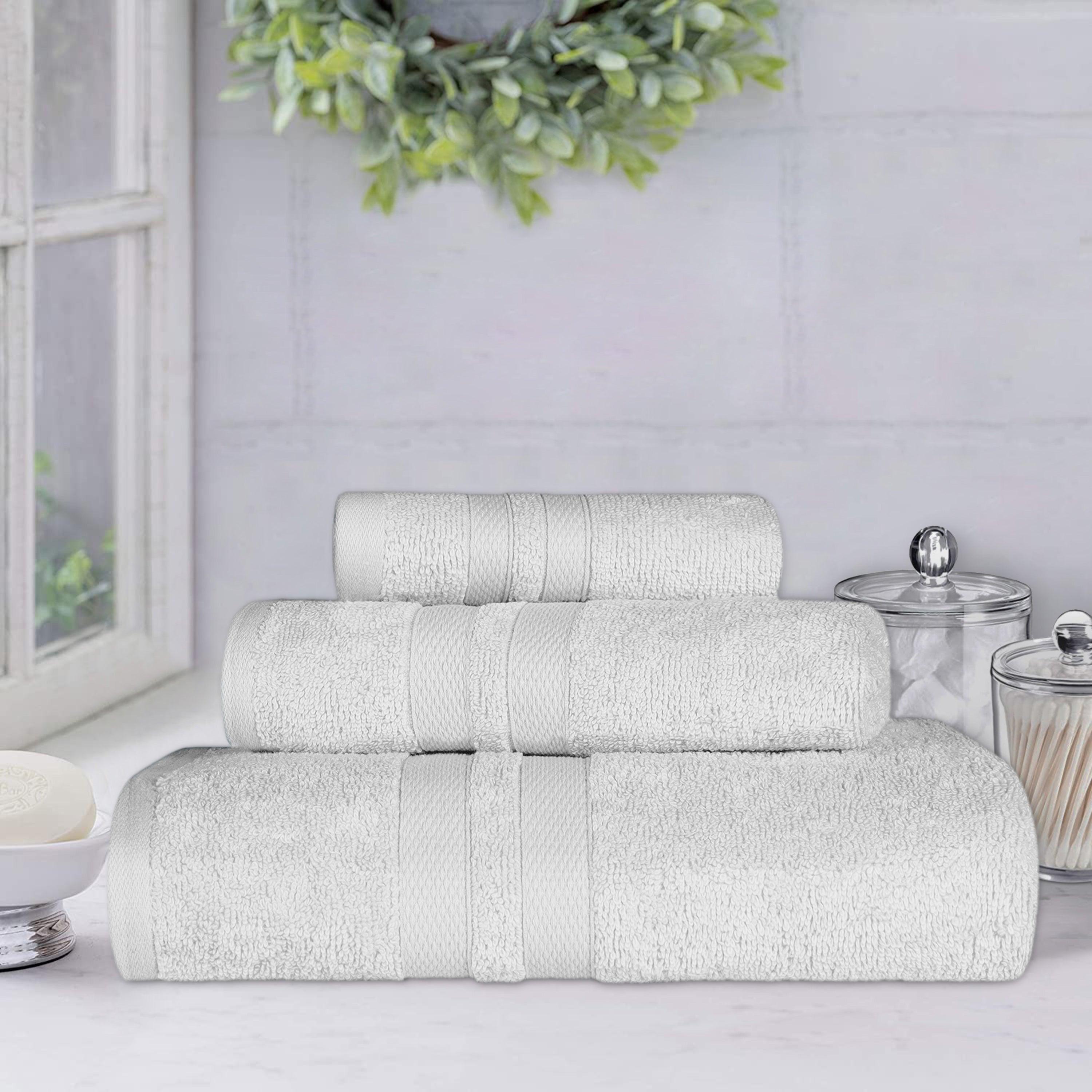 Ultra-Soft Cotton Absorbent Quick-Drying 3 Piece Towel Set