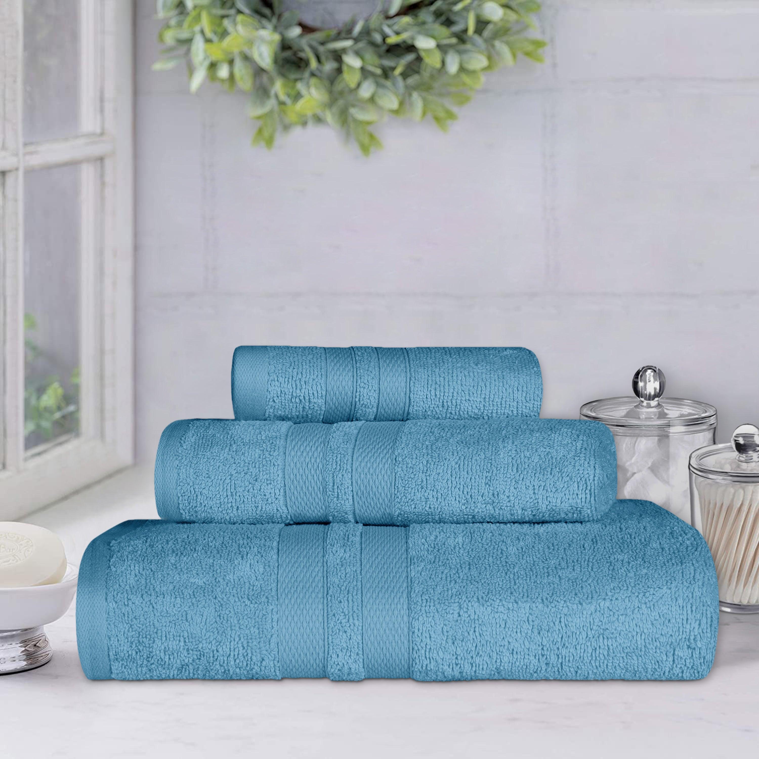 Ultra-Soft Cotton Absorbent Quick-Drying 3 Piece Towel Set