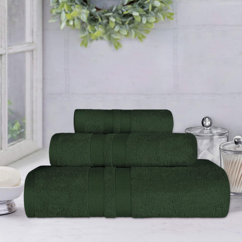 Ultra-Soft Cotton Absorbent Quick-Drying 3 Piece Towel Set