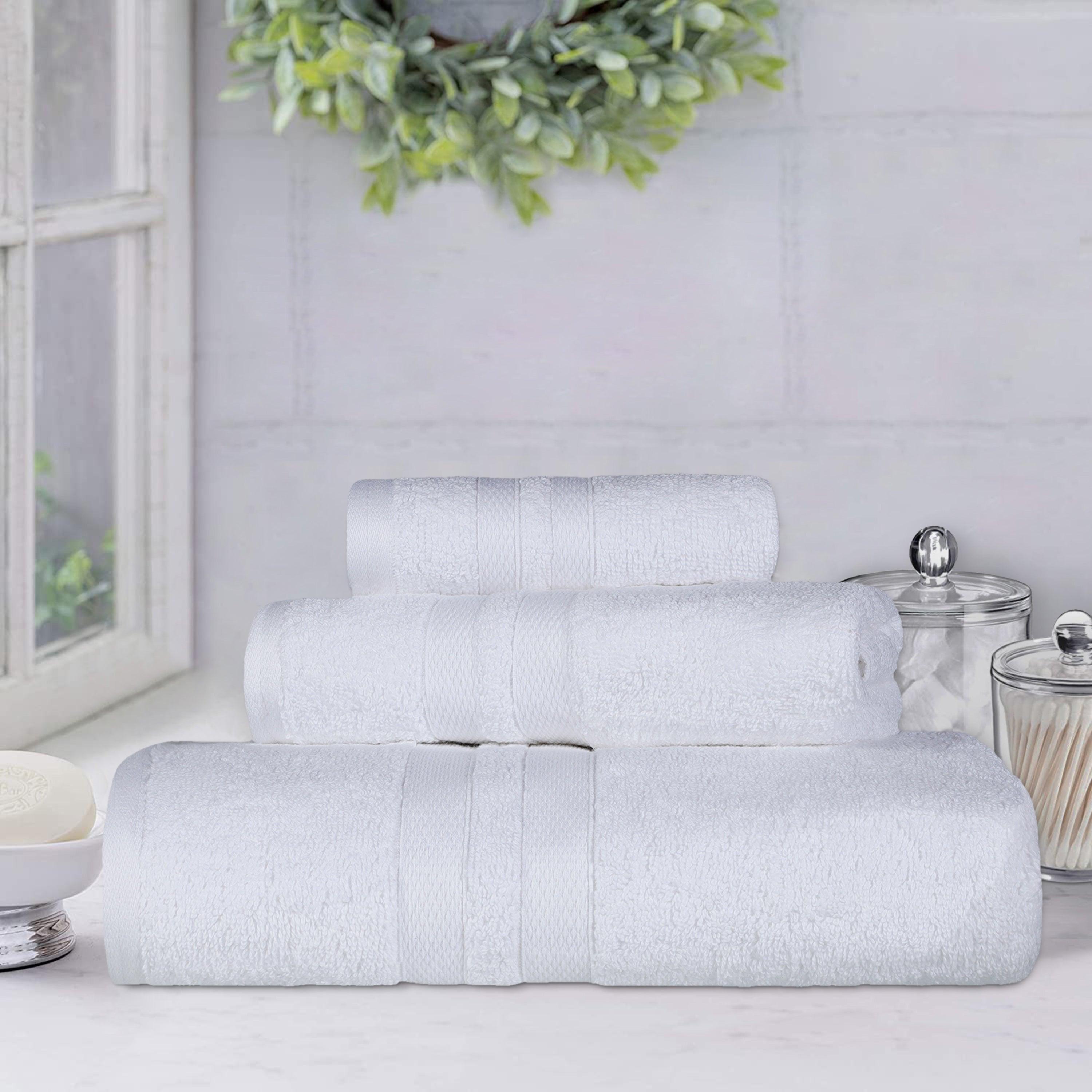 Ultra-Soft Cotton Absorbent Quick-Drying 3 Piece Towel Set