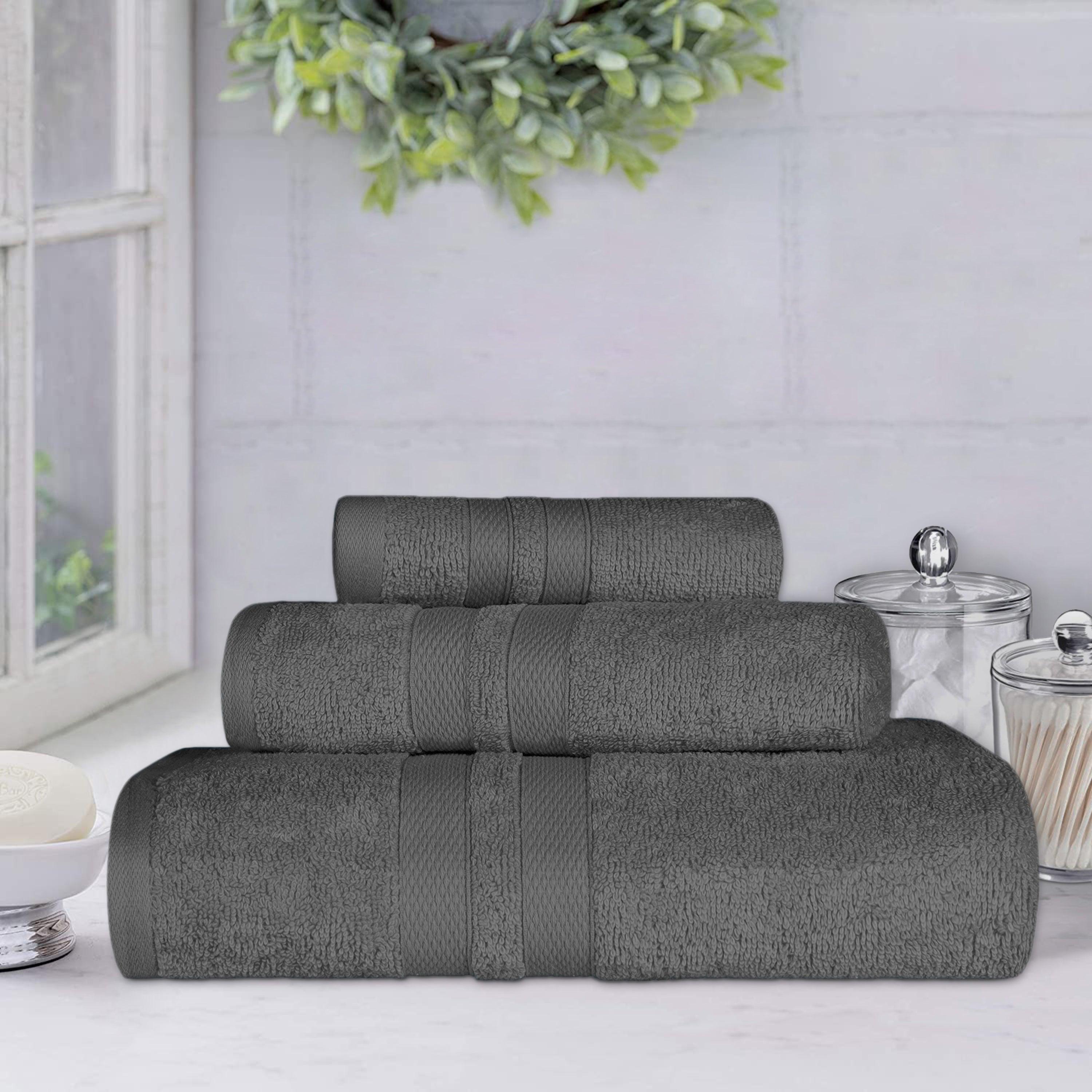 Ultra-Soft Cotton Absorbent Quick-Drying 3 Piece Towel Set