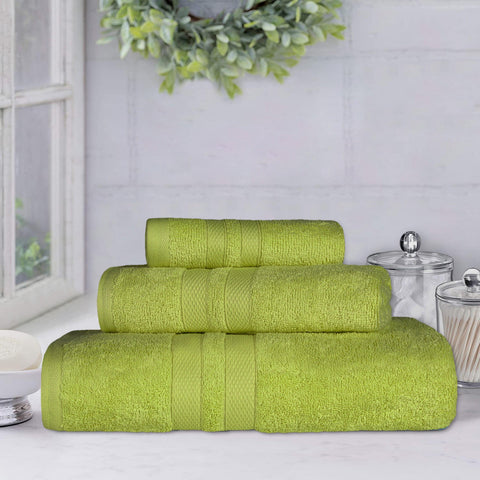 Ultra-Soft Cotton Absorbent Quick-Drying 3 Piece Towel Set
