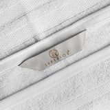 Ultra-Soft Cotton Absorbent Quick-Drying Solid 8 Piece Towel Set