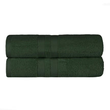 Ultra-Soft Cotton Absorbent Quick-Drying Solid Bath Sheet Set of 2