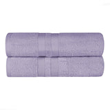 Ultra-Soft Cotton Absorbent Quick-Drying Solid Bath Sheet Set of 2