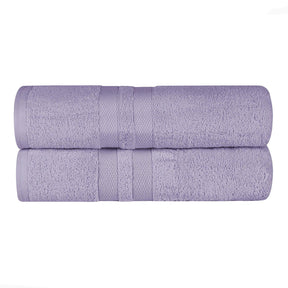 Ultra-Soft Cotton Absorbent Quick-Drying Solid Bath Sheet Set of 2