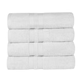 Ultra Soft Cotton Absorbent Solid Bath Towel Set of 4